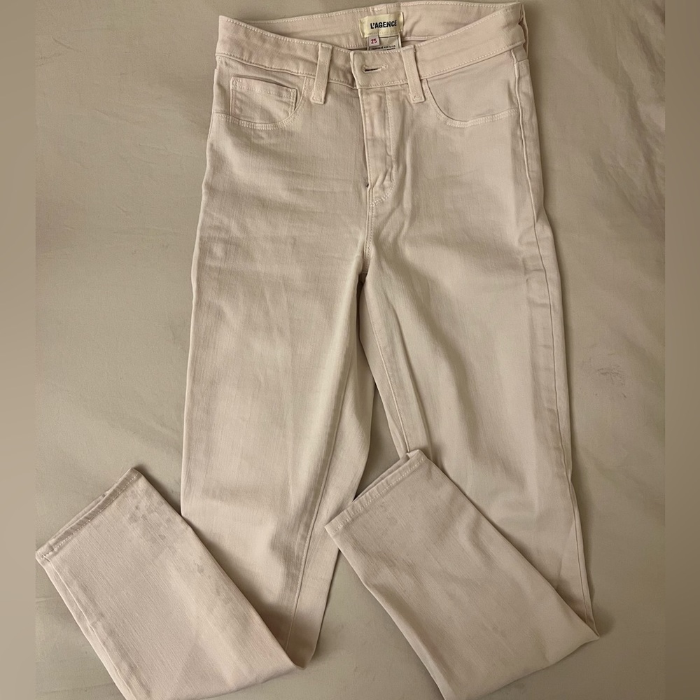 L’Agence Skinny Jean, Light Pink, Size 25